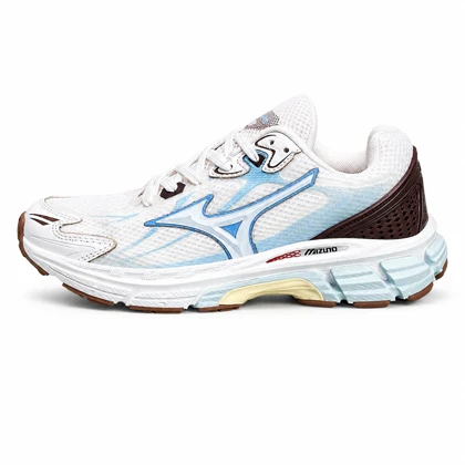 کفش کتانی مردانه و بزرگ پا (کیفیتاورجینال) مدل میزانو سفید آبی Mizuno