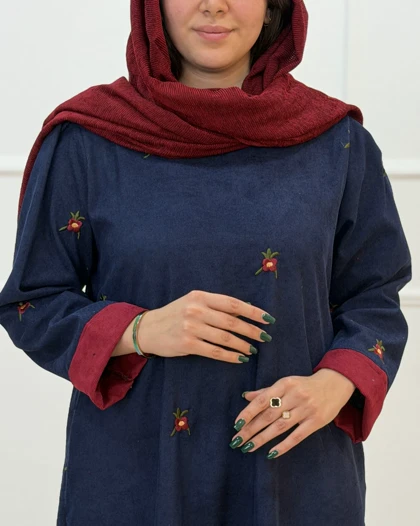 پیراهن مانتویی ستیا کد محصول 1471