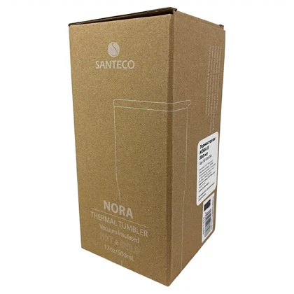 تراول ماگ دوجداره استیل سانتکو SANTECO مدل HE-500-25A ظرفیت 500ml