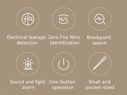 تستر سوکت شیائومی Xiaomi DUKA EM1 Non-contact Smart Test