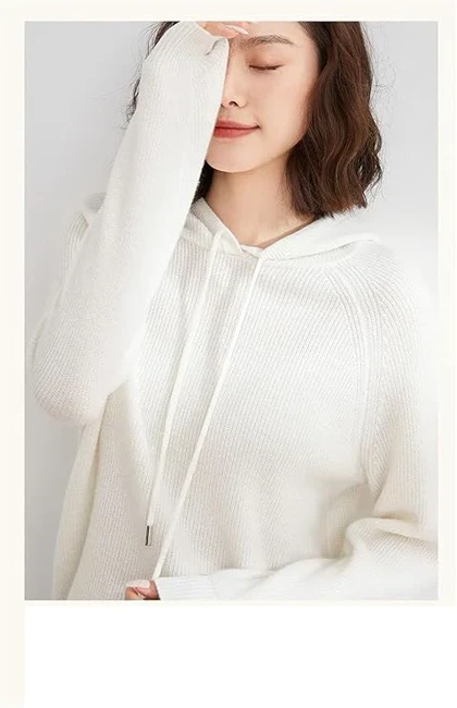 هودی بافت گپ زنانه کلاه دار وارداتی