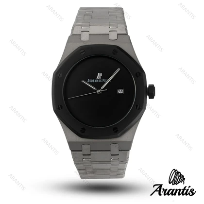 ساعت اودمار پیگه Audemars Piguet مردانه رویال اوک سیلور مشکی مدل m-10613