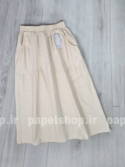 دامن جیب کراس کمرکش ساده