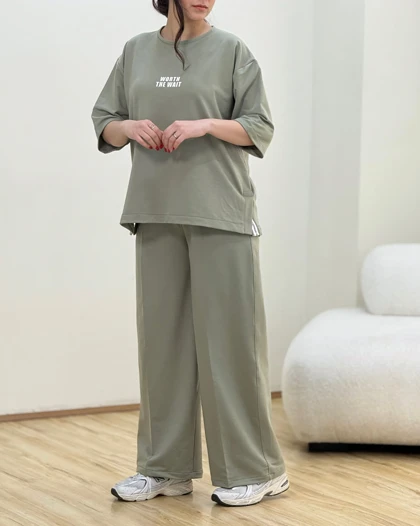 ست تیشرت و شلوار گلکسی آرسا