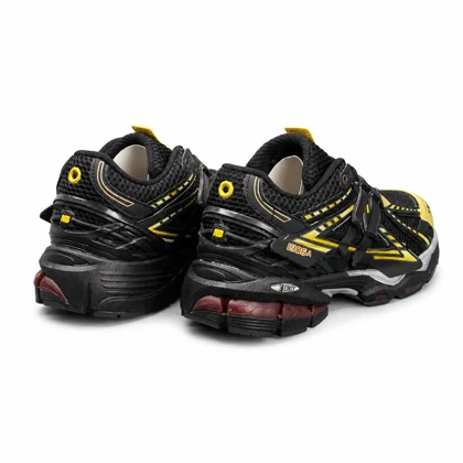 کتانی مردانه نیوبالانس مشکی سفید طلایی New BALANCE 1906