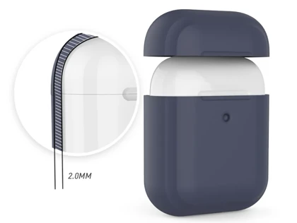 کاور سیلیکونی ایرپاد 1 و 2 آها استایل Ahastyle PT88-Z AirPods Case 2MM Silicone Replacement Cover