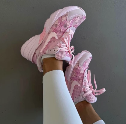 کتانی ویتنامی نایکی وی تو کی ران صورتی Nike V2K RUN Pink Foam / Arctic pink