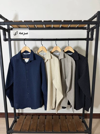 پیراهن راه راه مردانه2612