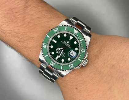ساعت مچی رولکس سابمارینر سوئیسی هالک صفحه سبز Rolex Submariner