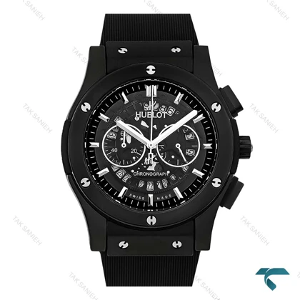 هابلوت مشکی مردانه سه موتوره صفحه اسکلتون Hublot-7978-G