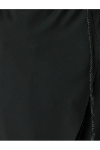 شلوار ورزشی Jogger با جزئیات دوخت و دور کمر توری 5SAM40012NK