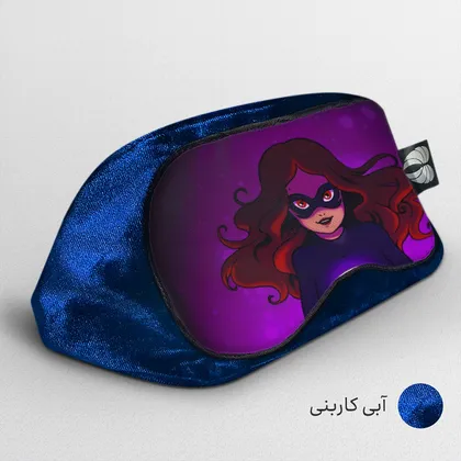 چشم بند بچگانه کاوا ماسک مدل دختر کفشدوزکی کد2