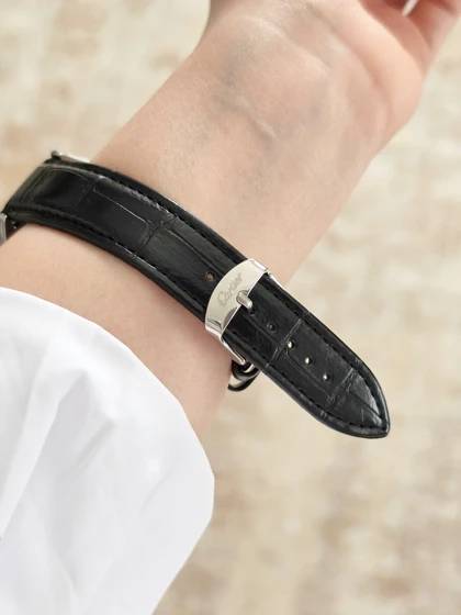 ساعت کارتیه چرمی مردانه کد 1510