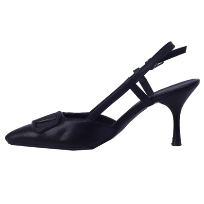 کفش ولنتینو نوک تیز رنگ مشکی کد 1870