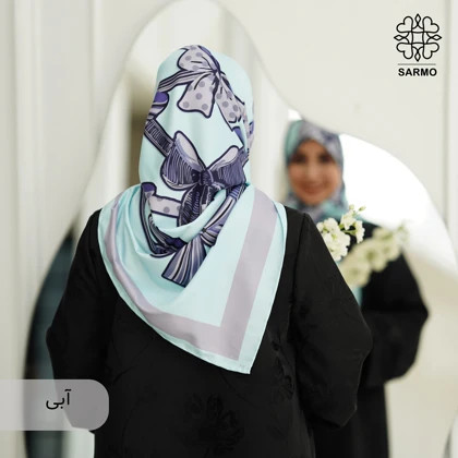 روسری ابریشم کجراه پاپیون