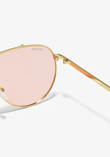 عینک آفتابی دی فرانکلین مدل D.franklin Aviator Legacy Gold / Photochromic Red