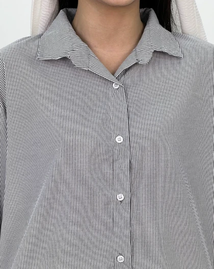 شومیز راه راه گیتی(38)کد:5216