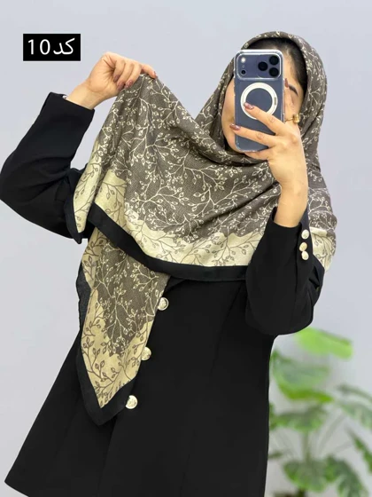 روسری نخی گلرو کد11034