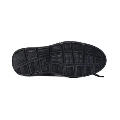 بوت و نیم بوت مردانه بندی بغل زیپ رنگ مشکی کد 9478