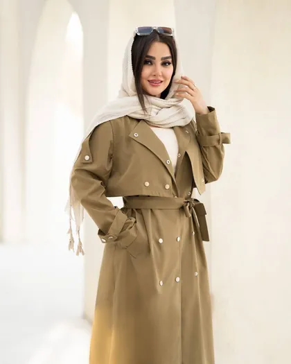 بارانی دوتیکه مدل ساحل کد 2092