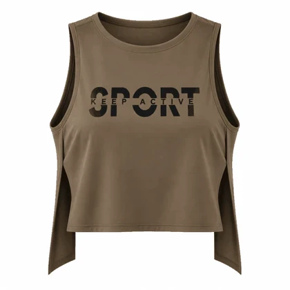 نیم‌تنه ورزشی SPORT بغل چاک کد 77087
