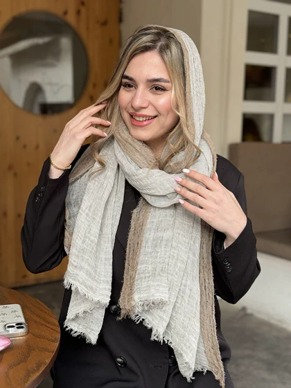 شال لینن کنفی نلی کد 771