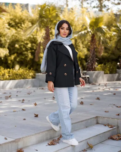 بارانی مدل باندی کد 3355