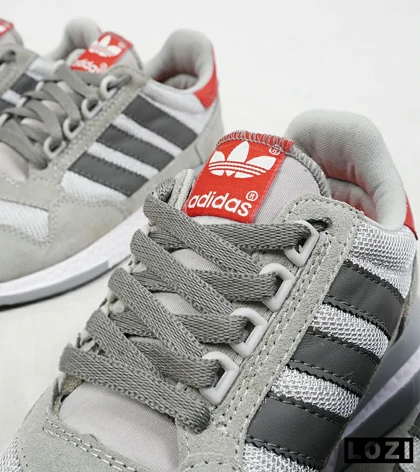 کفش کتانی مردانه طوسی سفید آدیداس adidas ZX 500