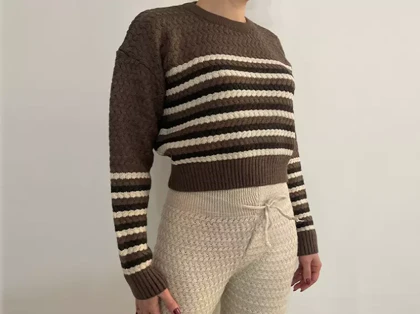 بافت زنانه راه راه رندا (Renda)