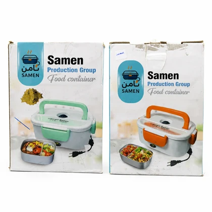 ظرف غذا برقی لانچ باکس مدل Samen ظرفیت 1 لیتر