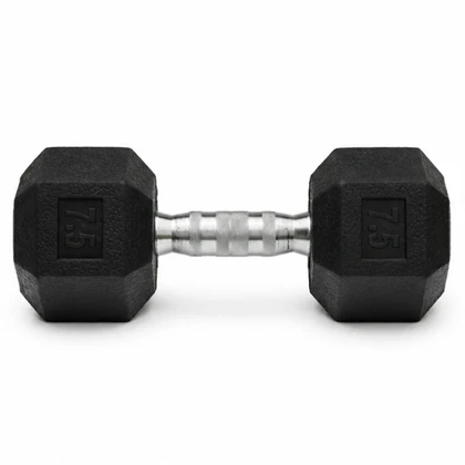 دمبل بدنسازی لاین اسپرت مدل Hexagon وزن 7.5 کیلو گرم بسته دو عددی