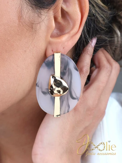 گوشواره زنانه میناکاری مدل آنا کد E1248