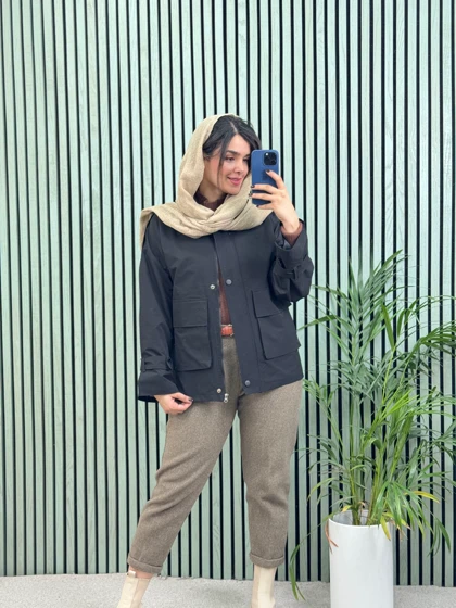 بارانی کتی آستردار پادمیرا