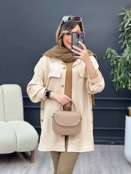 مانتو بغل سه دکمه آیلار