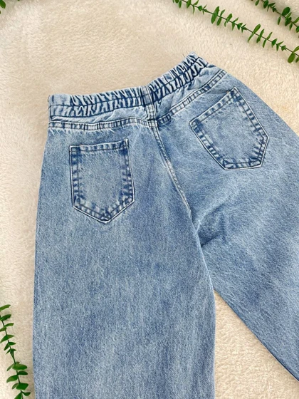 شلوار جین بگ ژیوار (آبی روشن)