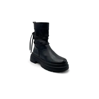 کفش نیم بوت زنانه استرج بندی مدل 0117_Boots
