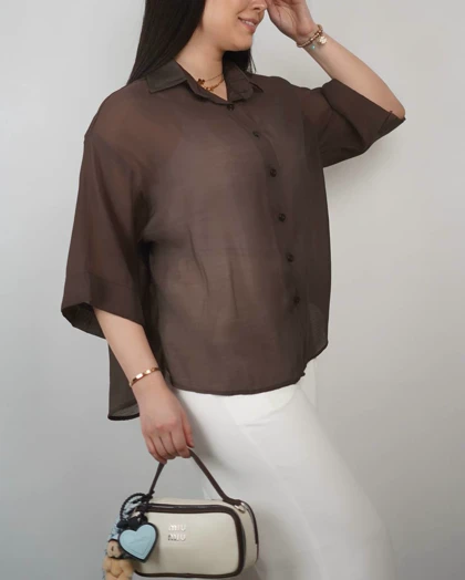 شومیز شیشه ای پانچ 1137