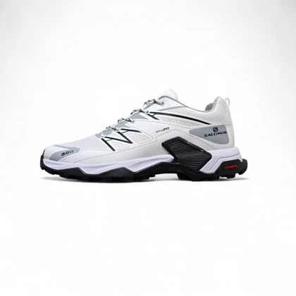 کتانی روزمره و طبیعتگردی سالامون بزرگپا سایز 45 تا 48 سفید