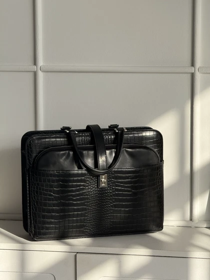 کیف اداری دانشجویی prestigebag مشکی زنیر