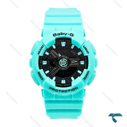 ساعت بیبی جی BA110 زنانه آبی Baby G-5840-G