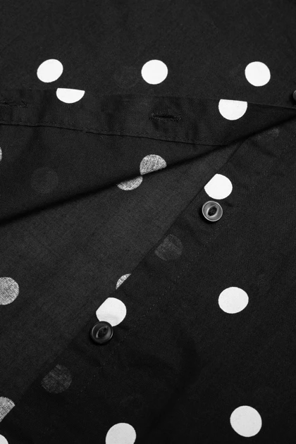 شومیز خالدار - کد 3100