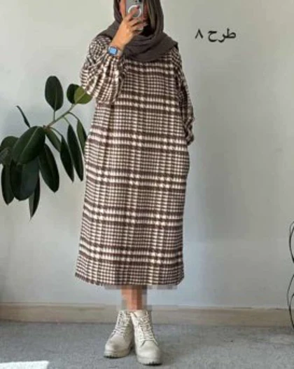 کفتان پشمی چهارخونه دیبا 2