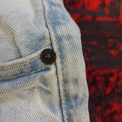 شلوار جین نیم بگ بدون جنسیت pull & bear کد 377