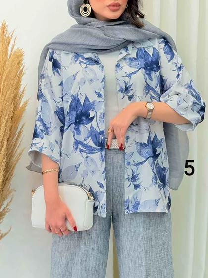 شومیز طرح دار آتنا