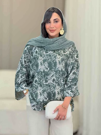 مانتو پانچ طرح دار