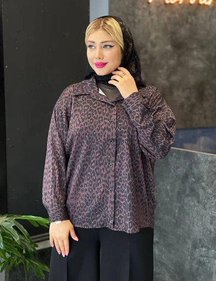 شومیز پلنگی مدوسا کد : SH565