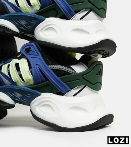 کفش کتانی مردانه و زنانه مشکی آبی لیمویی ADIDAS performance x9000l4