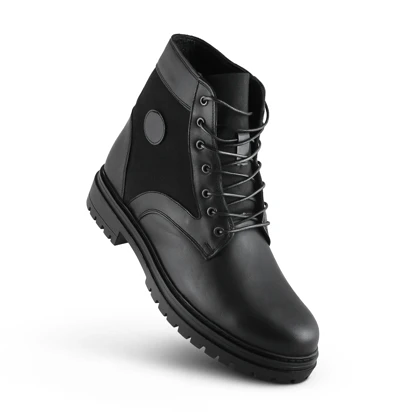 نیم بوت مردانه چرم یلسان مدل بارو کد 583-GN