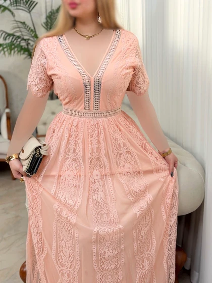 پیراهن دانتل وارداتی 3652