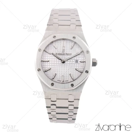 ساعت اودمار پیگه (AP) زنانه نقره ای صفحه سفید 102100